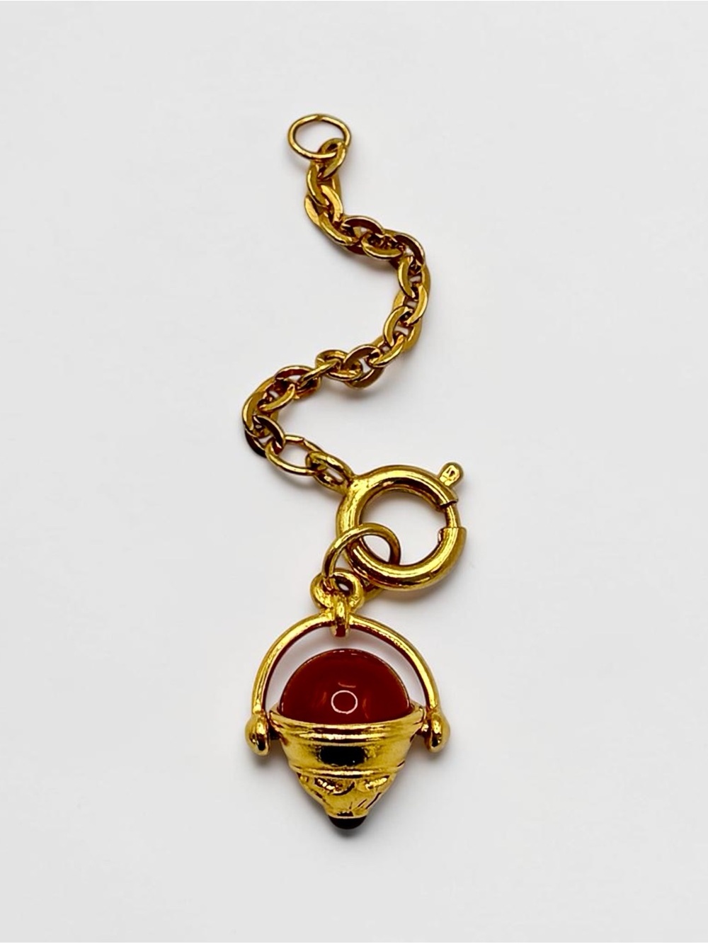 Joan Rivers Fabergé Egg Style Mini Egg & Basket Charm Pendant w/Extender